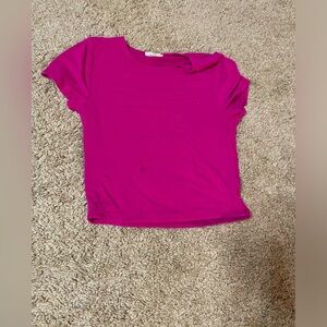 Magenta baby tee